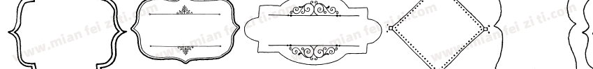 AmorieExtrasW05 Frames字体转换
